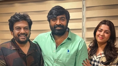 Vijay Sethupati was all smiles in the new pic with Charmme Kaur and Puri Jagannadh. Vijay Sethupati was all smiles in the new pic with Charmme Kaur and Puri Jagannadh.