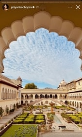 Priyanka Chopra's regal stay in Jaipur.