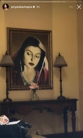 Priyanka Chopra shares view from her bed in Jaipur. Priyanka Chopra shares view from her bed in Jaipur.