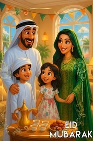 Eid Mubarak 2025. (X/@AD_GQ)