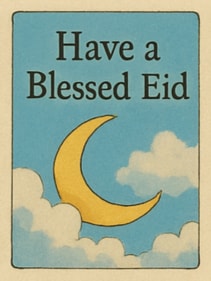 Eid Mubarak 2025.