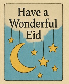 Eid Mubarak 2025.