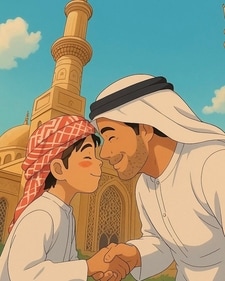 Eid Mubarak 2025. (X/@DubaiCulture)