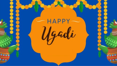 Happy Ugadi 2025. (Image by Canva)