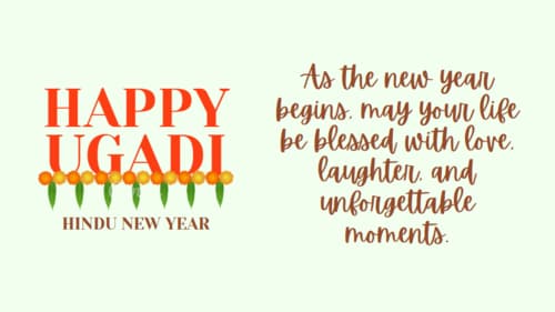 Happy Ugadi 2025. (Image by Canva)