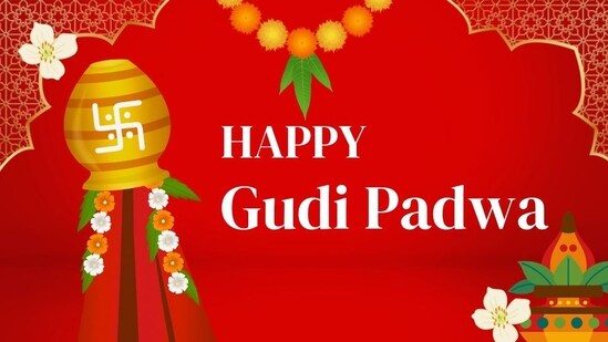 Happy Gudi Padwa 2025: Celebrate Gudi Padwa with our specially-curated wishes and images. (Image by Canva)