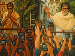 Amitabh Bachchan shares Ghibli-edits from his fan meet. Amitabh Bachchan shares Ghibli-edits from his fan meet.