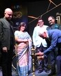 Mayo College principal Saurav Sinha (third from left) and others lighting the lamp to inaugurate the celebrations on Sunday. (Keshav Singh/HT)