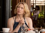 Carrie Coon's character in The White Lotus was supposed to have a non-binary or trans child.