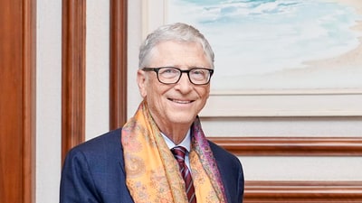 Founder of the Bill and Melinda Gates Foundation and former CEO of Microsoft, Bill Gates, in Mumbai on March 20. (File Photo/ ANI) Founder of the Bill and Melinda Gates Foundation and former CEO of Microsoft, Bill Gates, in Mumbai on March 20. (File Photo/ ANI)