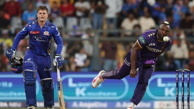 For KKR, Andre Russell took two wickets. (REUTERS)