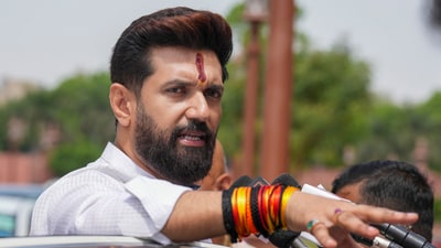 Union Minister Chirag Paswan urged political parties to stop engaging in religion-related issues. (PTI) Union Minister Chirag Paswan urged political parties to stop engaging in religion-related issues. (PTI)