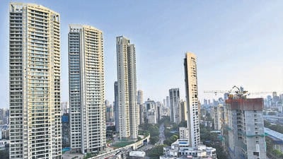 Mumbai, India - Sept. 5, 2023: Arial view of Infrastructural development at Sath Raasta, Mahalaxmi, in Mumbai, India, on Tuesday, September 5, 2023. (Photo by Anshuman Poyrekar/ Hindustan Times) (Hindustan Times) Mumbai, India - Sept. 5, 2023: Arial view of Infrastructural development at Sath Raasta, Mahalaxmi, in Mumbai, India, on Tuesday, September 5, 2023. (Photo by Anshuman Poyrekar/ Hindustan Times) (Hindustan Times)
