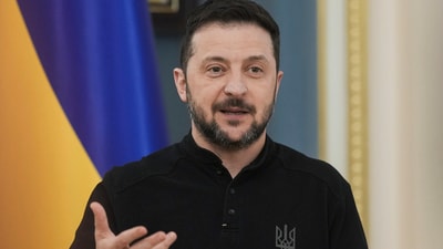 Ukrainian President Volodymyr Zelenskyy slammed Russia for taking too long and responding inadequately to the truce plans outlined by the US (AP) Ukrainian President Volodymyr Zelenskyy slammed Russia for taking too long and responding inadequately to the truce plans outlined by the US (AP)