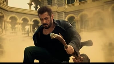 Salman Khan's still from Sikandar. Salman Khan's still from Sikandar.