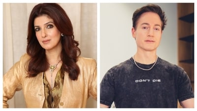 Twinkle Khanna wrote about Bryan Johnson's lifestyle in her column. (Instagram/ Twinkle Khanna and Bryan Johnson) Twinkle Khanna wrote about Bryan Johnson's lifestyle in her column. (Instagram/ Twinkle Khanna and Bryan Johnson)