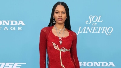INGLEWOOD, CALIFORNIA - MARCH 29: Annahstasia attends the 2025 Billboard Women in Music at YouTube Theater on March 29, 2025 in Inglewood, California.   Amy Sussman/Getty Images/AFP (Photo by Amy Sussman / GETTY IMAGES NORTH AMERICA / Getty Images via AFP) (Getty Images via AFP)