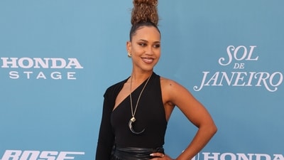 Barbadian singer Amanda Reifer arrives for the 2025 Billboard Women in Music, honoring US rapper and singer Doechii as Billboard Woman of the Year, in the YouTube Theater at Hollywood Park in Inglewood, California, on March 29, 2025. (Photo by ETIENNE LAURENT / AFP) (AFP)
