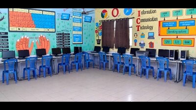 With teachers from other subjects stepping in to fill the gap, students have reported lack of proper instruction in government schools in Ludhiana. (HT Photo) With teachers from other subjects stepping in to fill the gap, students have reported lack of proper instruction in government schools in Ludhiana. (HT Photo)