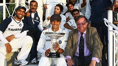 Rahul Dravid is the only Indian captain to have lifted the trophy (Getty Images) Rahul Dravid is the only Indian captain to have lifted the trophy (Getty Images)