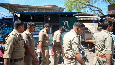 Joint Police Commissioner, Gautam Buddha Nagar, said that the police personnel had interacted with all religious leaders to maintain peace and order. (Sunil Ghosh / Hindustan Times) Joint Police Commissioner, Gautam Buddha Nagar, said that the police personnel had interacted with all religious leaders to maintain peace and order. (Sunil Ghosh / Hindustan Times)