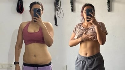 Anushka Singh keeps sharing her weight loss progress on Instagram. (Instagram/ hustle._humble) Anushka Singh keeps sharing her weight loss progress on Instagram. (Instagram/ hustle._humble)