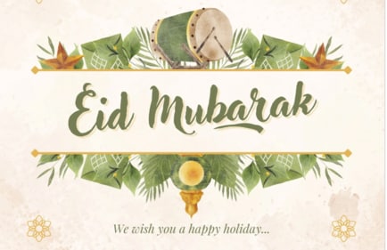 May this Eid bring peace to your soul, happiness to your heart, and success to your life. Eid Mubarak! May this Eid bring peace to your soul, happiness to your heart, and success to your life. Eid Mubarak!