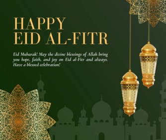 Hoping this special day brings you closer to your loved ones and fills your life with endless joy. Eid Mubarak! Hoping this special day brings you closer to your loved ones and fills your life with endless joy. Eid Mubarak!