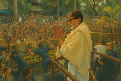 Amitabh Bachchan's meet and greet with fans. Amitabh Bachchan's meet and greet with fans.