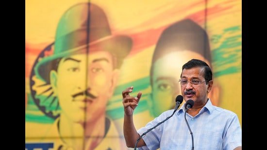 AAP national convener Arvind Kejriwal (PTI)