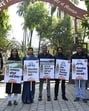 During the previous senate meeting, members protested with placards outside the campus, calling for urgent action.