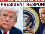 Trump questioned about election battle against Barack Obama in 2028 Trump questioned about election battle against Barack Obama in 2028