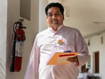 Delhi cabinet minister Kapil Mishra at the Vidhan Sabha in New Delhi on March 3, 2025. Delhi cabinet minister Kapil Mishra at the Vidhan Sabha in New Delhi on March 3, 2025.