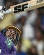 Kolkata Knight Riders' Venkatesh Iyer during the match against Mumbai Indians. (AFP) Kolkata Knight Riders' Venkatesh Iyer during the match against Mumbai Indians. (AFP)