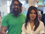 Priyanka Chopra wore a polished white skirt look that you can wear all year long in Jaipur. (Instagram/ The Tattoo Cafe)