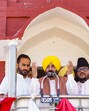 Punjab CM Bhagwant Mann speaks during Eid-ul-Fitr celebration in Malerkotla. (Sourced) Punjab CM Bhagwant Mann speaks during Eid-ul-Fitr celebration in Malerkotla. (Sourced)
