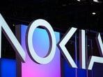 The logo of Finnish technology company Nokia is pictured at the MWC (Mobile World Congress), the world's biggest mobile fair, on March 4, 2025 in Barcelona. The logo of Finnish technology company Nokia is pictured at the MWC (Mobile World Congress), the world's biggest mobile fair, on March 4, 2025 in Barcelona.