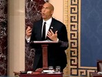US Senator Cory Booker delivered a record breaking speech protesting the policies of US President Donald Trump