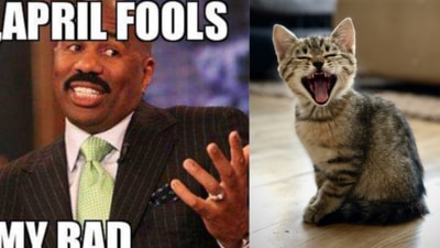April Fools' Day memes swamped X on Tuesday. (X/ BuzzVault and UnSplash) April Fools' Day memes swamped X on Tuesday. (X/ BuzzVault and UnSplash)