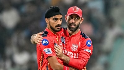Arshdeep Singh dismissed both batters in the last over, thus finishing with figures of 3/43. LSG ended their innings with a score of 171/7. (AFP) Arshdeep Singh dismissed both batters in the last over, thus finishing with figures of 3/43. LSG ended their innings with a score of 171/7. (AFP)