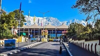 Gaggal airport in Himachal Pradesh’s Kangra district has bagged the top position in the Customer Satisfaction Survey (2024) Awards for domestic airports. (HT file photo)