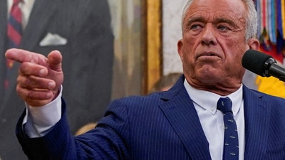 Health secretary Robert F. Kennedy Jr had announced intentions to fire more than 10,000 workers and regulators in various US health agencies (REUTERS)