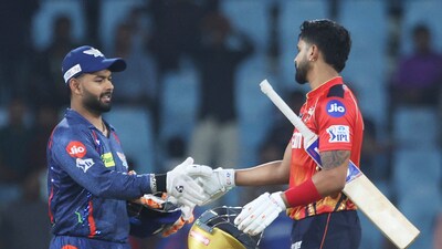 Shreyas Iyer won out the battle of the record signings as his Punjab Kings thrashed Rishabh Pant's Lucknow Super Giants by eight wickets at the Ekana Stadium in Lucknow. Iyer scored a second consecutive unbeaten half-century while Pant failed to make a big difference to the scorecard again. (AP) Shreyas Iyer won out the battle of the record signings as his Punjab Kings thrashed Rishabh Pant's Lucknow Super Giants by eight wickets at the Ekana Stadium in Lucknow. Iyer scored a second consecutive unbeaten half-century while Pant failed to make a big difference to the scorecard again. (AP)