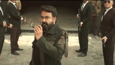 Mohanlal in a still from L2 Empuraan. Mohanlal in a still from L2 Empuraan.