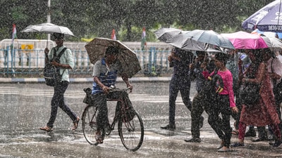 The weather in Bengaluru is expected to remain cool and rainy throughout the week. (PTI) The weather in Bengaluru is expected to remain cool and rainy throughout the week. (PTI)