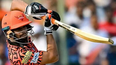 Sunrisers Hyderabad's Aniket Verma plays a shot during the match against Delhi Capitals in Visakhapatnam. (AFP) Sunrisers Hyderabad's Aniket Verma plays a shot during the match against Delhi Capitals in Visakhapatnam. (AFP)