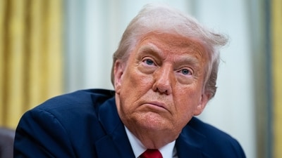 US President Donald Trump during an executive order signing in the Oval Office of the White House in Washington, DC, US, on Monday, March 31, 2025. (Bloomberg) US President Donald Trump during an executive order signing in the Oval Office of the White House in Washington, DC, US, on Monday, March 31, 2025. (Bloomberg)