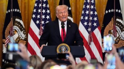US president Donald Trump. (Reuters) US president Donald Trump. (Reuters)