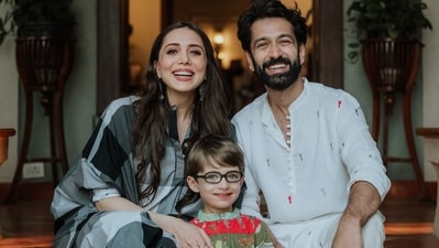 On Monday, Nakuul took to Instagram to share a family picture while wishing his fam in the virtual world on Eid. (Instagram)