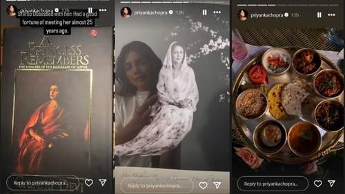 The actor remembered Maharani Gayatri Devi as she read a book. The actor remembered Maharani Gayatri Devi as she read a book.